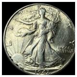 1947-D Silver Half Dollar UNCIRCULATED