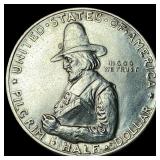 1920-D Silver Pilgrim Half Dollar UNCIRCULATED