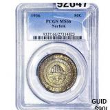 1936 Norfolk Half Dollar PCGS MS66