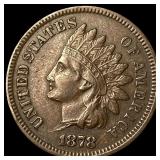 1878 Indian Head Cent CLOSELY UNCIRCULATED