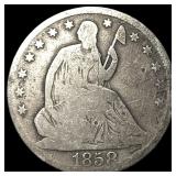 1858-O Silver Seated Liberty Half Dollar NICELY CI