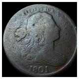 1801 Draped Bust Large Cent NICELY CIRCULATED