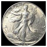 1946-S Silver Half Dollar Walking Liberty UNCIRCUL