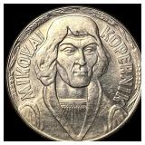 1965 Poland Copper Nickel 10 Zlotych