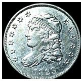 1829 Capped Bust Silver Half Dime CLOSELY  UNCIRC