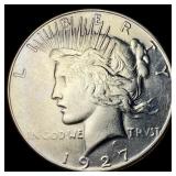 1927-S Silver Peace Dollar CLOSELY  UNCIRCULATED