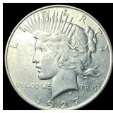 1927-D Peace Silver Dollar CLOSELY  UNCIRCULATED