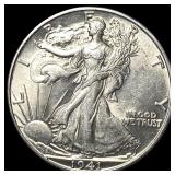 1941-D Silver Half Dollar GEM BU