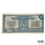 1915 Free and Sovereign State of Mexico 1 Peso