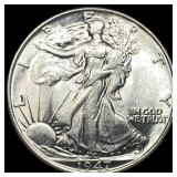1947-S Silver Half Dollar CHOICE BU