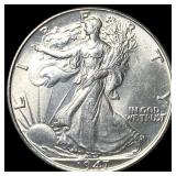 1947-S Silver Walking Liberty Half Dollar UNCIRCUL