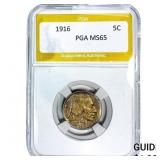 1916 Buffalo Nickel PGA MS65