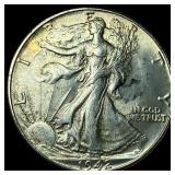 1942 Silver Half Dollar (Walking Liberty) UNCIRCUL
