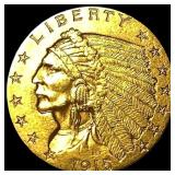 1915 Indian Head Gold $2.50 Quarter Eagle CLOSELY