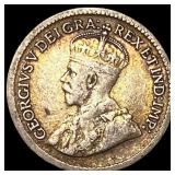 1916 Canada Silver 5 Cents