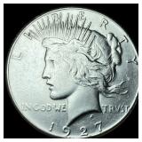 1927 Peace Silver Dollar CLOSELY UNCIRCULATED