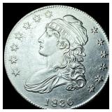 1836 Capped Bust Half Dollar UNCIRCULATED
