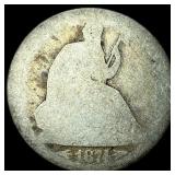 1871 Silver Half Dollar NICELY CIRCULATED