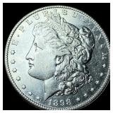 1898-S Silver Morgan Dollar CLOSELY UNCIRCULATED