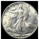 1943-D Silver Half Dollar UNCIRCULATED