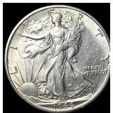 1944-S Silver Half Dollar UNCIRCULATED