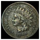 1869 Indian Head Cent CLOSELY UNCIRCULATED