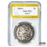 1903-S Morgan Silver Dollar PGA VF25