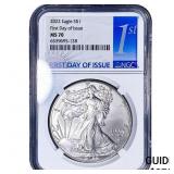 2022 Silver Eagle NGC MS70