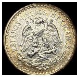 1933 Mexico Silver 10 Centavos Toned