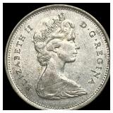 1967 Canada Silver 25 Cents