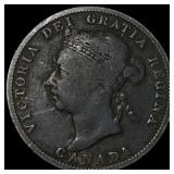1888 Canada Silver 25 Cents