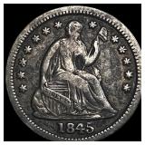 1845 Silver Half Dime NICELY CIRCULATED