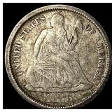 1876-S Seated Liberty Dime LIGHTLY CIRCULATED