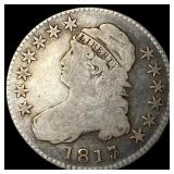 1817/3 Capped Bust Half Dollar NICELY  CIRCULATED
