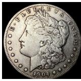 1904-S Silver Morgan Dollar NEARLY  UNCIRCULATED
