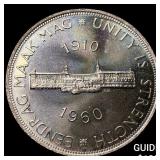 1960 South Africa Silver 5 Shillings .4545 ASW