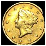 1853 Gold $1 Liberty Head Type 1 HIGH GRADE