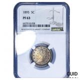 1895 Liberty Victory Nickel NGC PF63