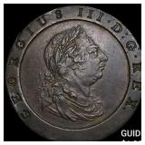1797 Great Britain Copper 'Cartwheel' 2 Pence