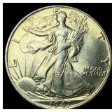 1947 Walking Liberty Half Dollar GEM BU