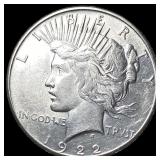 1922 Silver Peace Dollar UNCIRCULATED