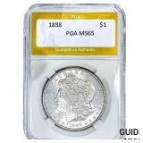 1888 Morgan Silver Dollar PGA MS65