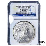 2012 Silver Eagle NGC MS70