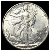 1947-D walking liberty half dollar UNCIRCULATED