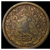 1890 India-Princely States Ratlam Copper 1 Paisa