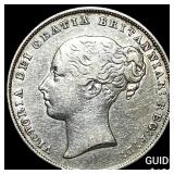 1849 Great Britain Silver 1 Shilling