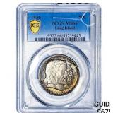 1936 Long Island Half Dollar PCGS MS66