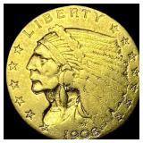 1908 Indian Head Gold $2.50 Quarter Eagle HIGH GRA