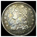 1834 Capped Bust Silver Quarter NEARLY UNCIRCULATE