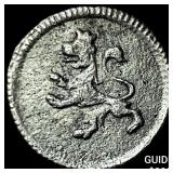 1812 Peru Silver 1/4 Real